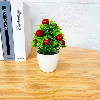Fashionable Artificial Flower Foam Fruit Potted Plant