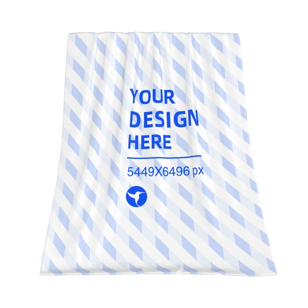 Create Your Own Vertical Thickened Skin-friendly Breathable Flannel Blanket