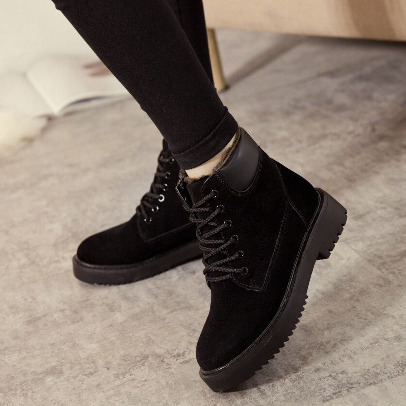 New Winter Plus Velvet Snow Boots