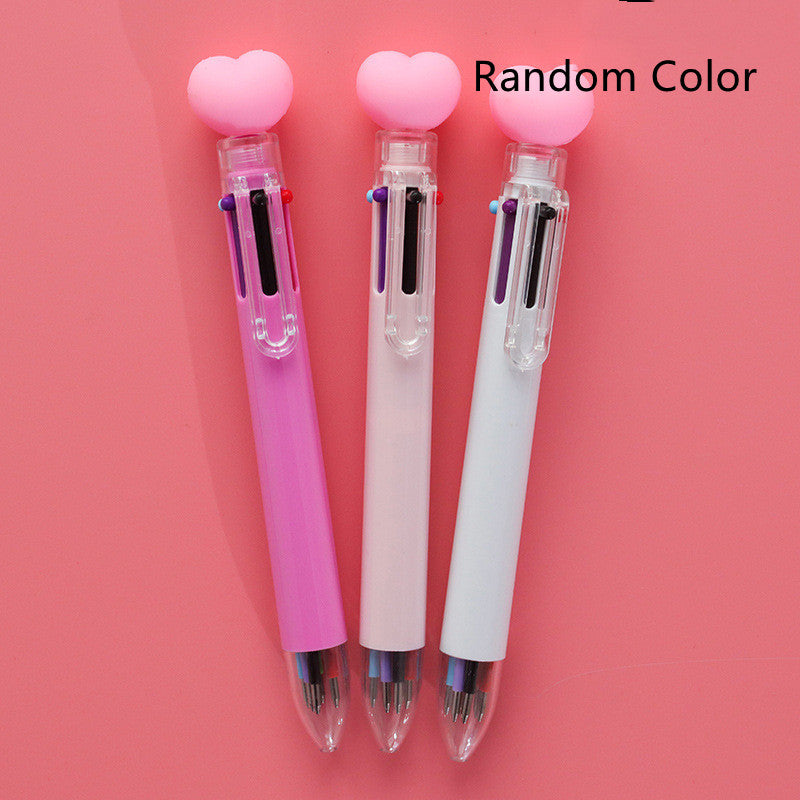 Cartoon Colored Push Action Ballpoint Pen