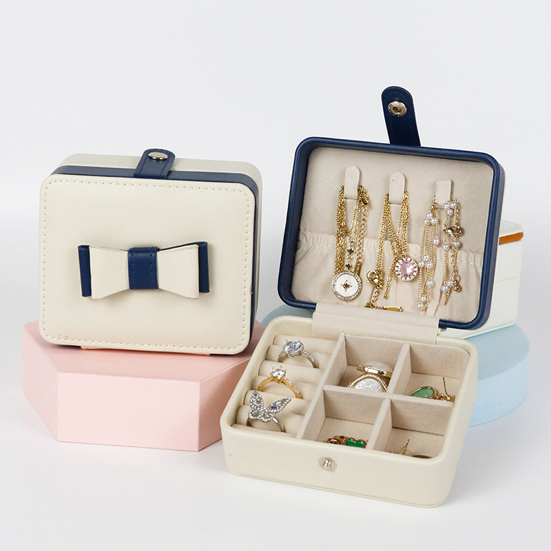 Premium Packaging Gift  White Jewelry Ornament Storage Box