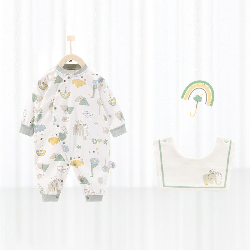 Baby's Pure Cotton Thermal Jumpsuit