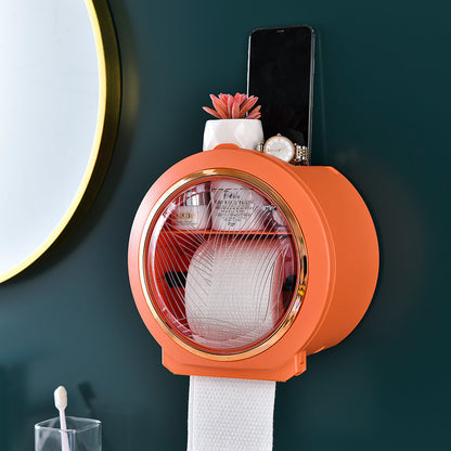 Punch Free Wall Mounted Washcloth Storage Box