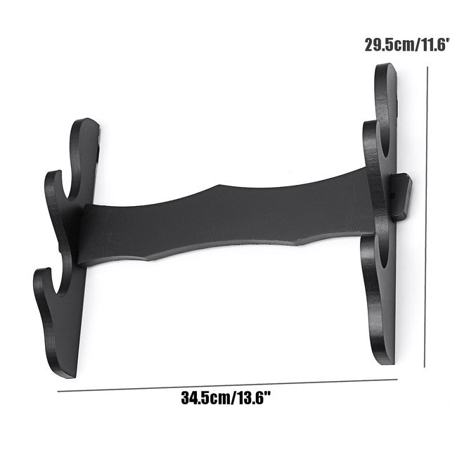 Wall-mounted Sword Rack, Home Black Flute Rack