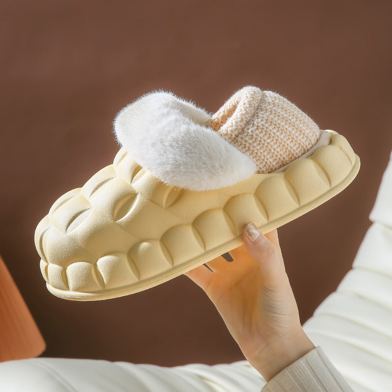 Bubble Shoes With Foldable Heel Slippers Women Warm Indoor House Shoes - FLIPSTYLEZLLC