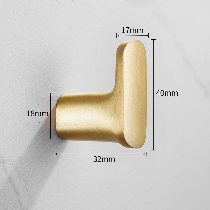Fashion Nordic Brass Clothes Hook