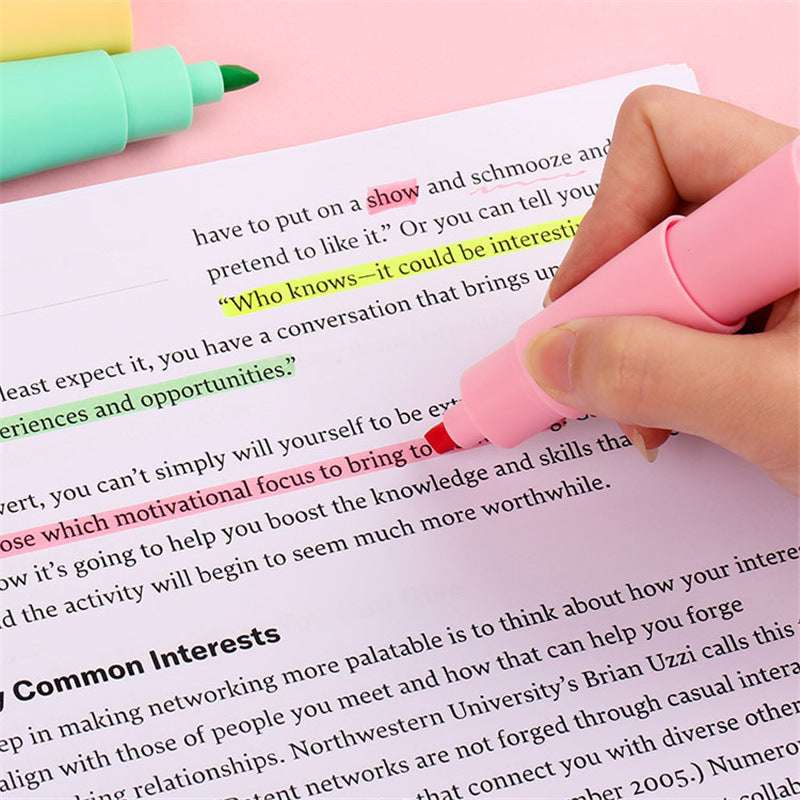 Macaron Color Cute Large-capacity Marker Painting Pen