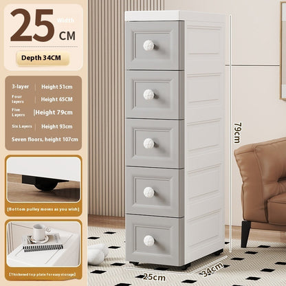 Plastic Multi-layer Drawer Storage Cabinet