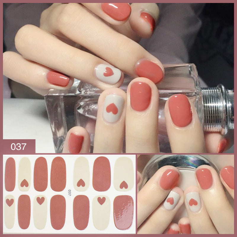 Manufacturer''s Direct Selling Nail Enhancement Sticker Full Paste Ins Japanese