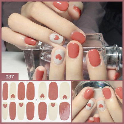 Manufacturer''s Direct Selling Nail Enhancement Sticker Full Paste Ins Japanese