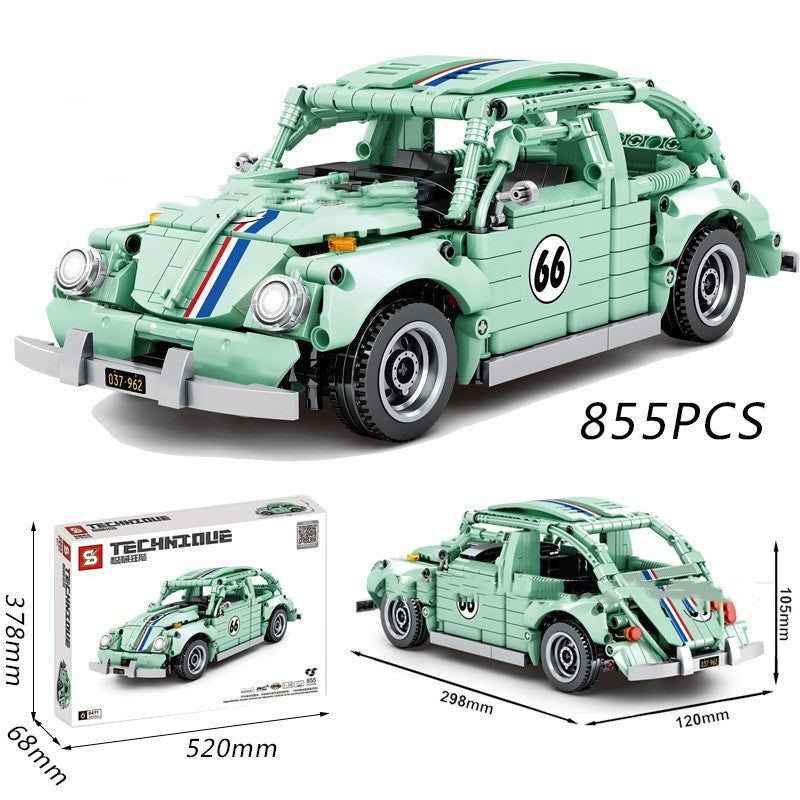 High Difficulty Racing Roadster Compatible With  Power Mechanical Building Blocks