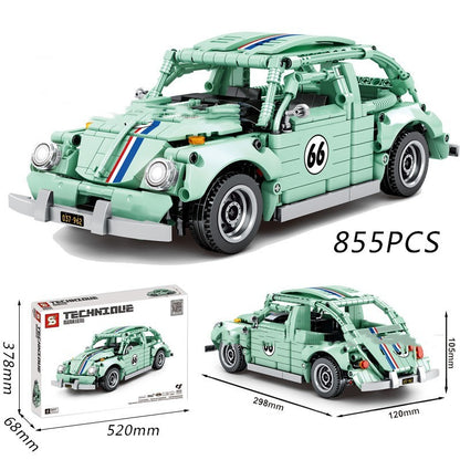 High Difficulty Racing Roadster Compatible With  Power Mechanical Building Blocks
