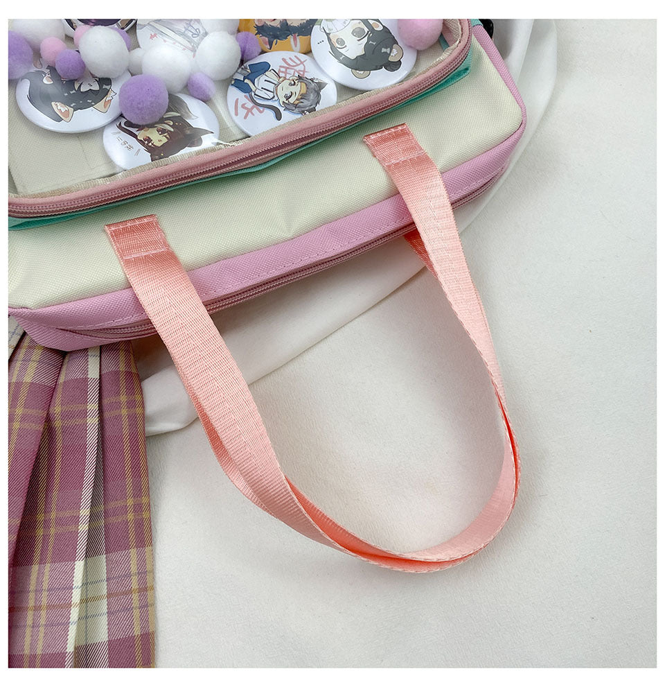 Ladies Fashion Two-Dimensional Crossbody Pain Bag