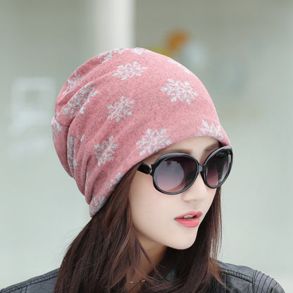 Women's Fashion Pullover Cap, Scarf And Neck Sleeve