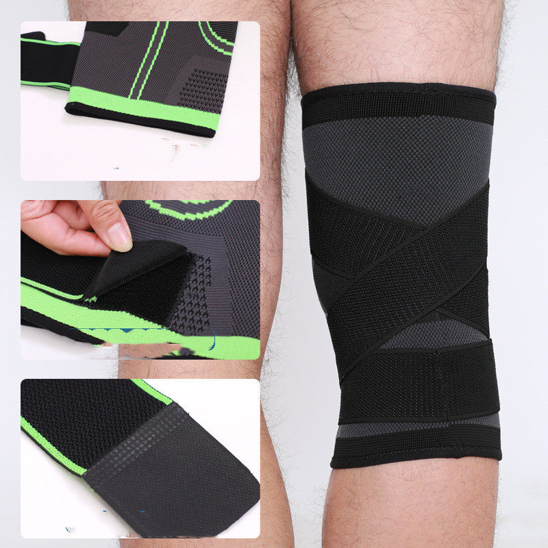 Knitted Sports Kneecaps Basketball Running Fitness Breathable Nylon