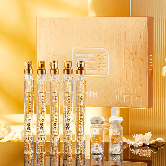 Gold Protein Peptide Kit Beauty Salon Skin Care Product Set Gold Thread Carving Liquid Essence