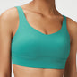 Women's Solid Colour Fixed Cup Plus Size Sports Underwear