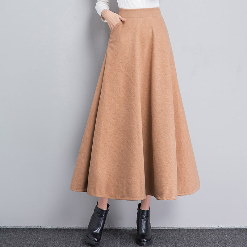 High-waist Long Plus-size Women's Dress