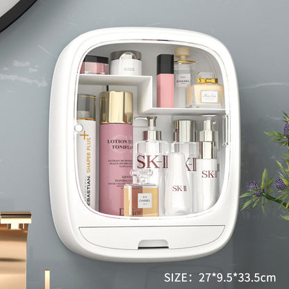 Wall-mounted Plastic Cosmetic Storage Box