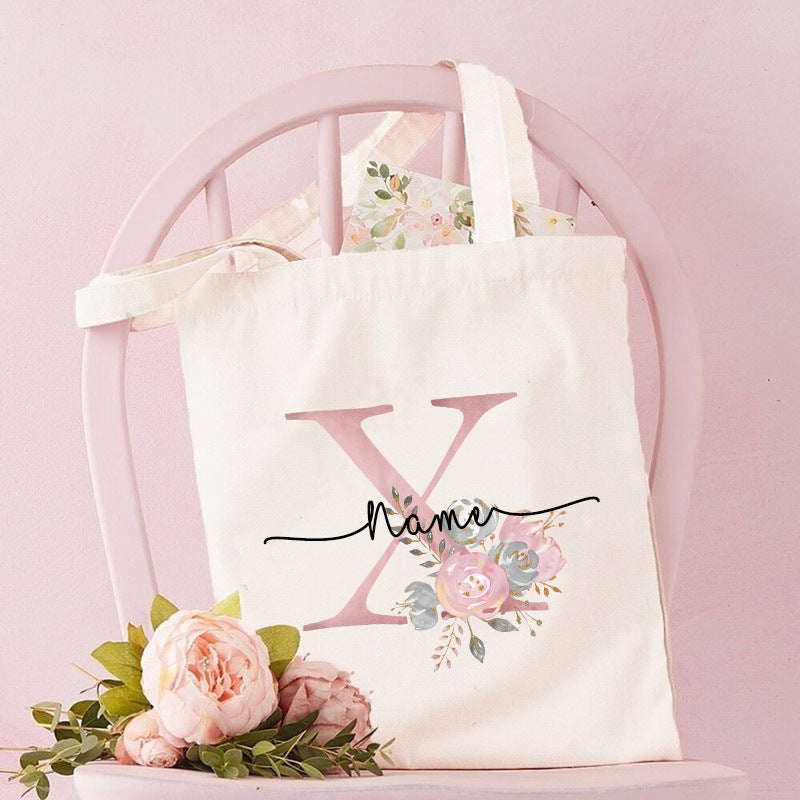 Monogrammed Canvas Bag Women's Tote