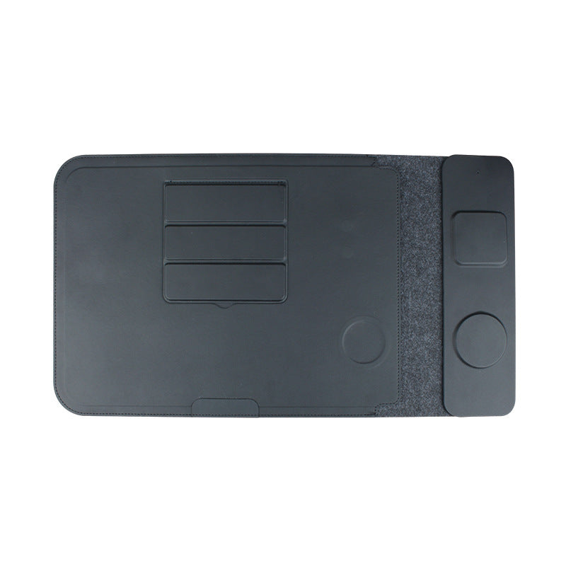 Multifunctional Three-in-one Mobile Phone Magnetic Wireless Charger Mouse Pad Notebook Holder
