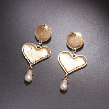 Female Assembly Jewelry Exaggerated Big Earrings Fashion Personality Retro Rhinestone