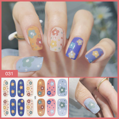 Manufacturer''s Direct Selling Nail Enhancement Sticker Full Paste Ins Japanese