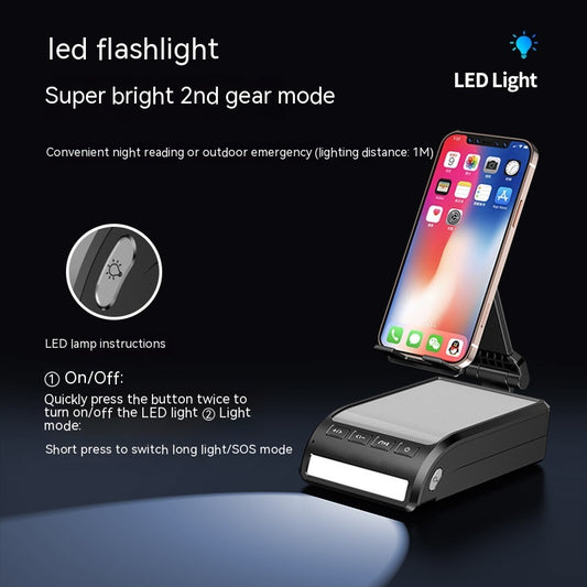 Mobile Phone Holder Portable Bluetooth Speaker