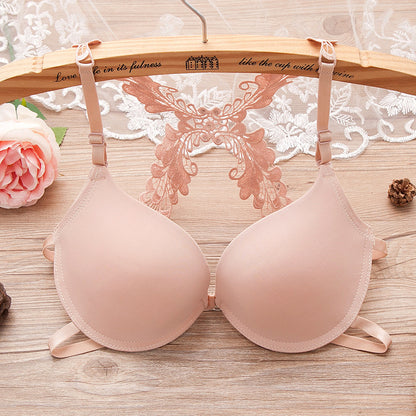 Women's Sexy Lace Beautiful Back Buckle Bra