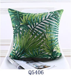 Tropical rain forest sofa pillow cushion
