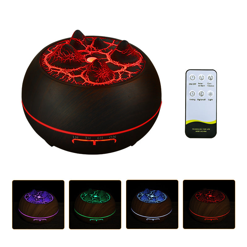 Atmosphere Flame Mountain Wood Grain Humidifier