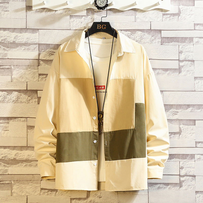 Loose And Irregular Casual Plus Size Men's Shirt