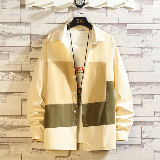 Loose And Irregular Casual Plus Size Men's Shirt