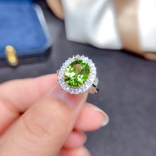 Natural Peridot Ring Peridot Necklace Pendant Peridot Earrings