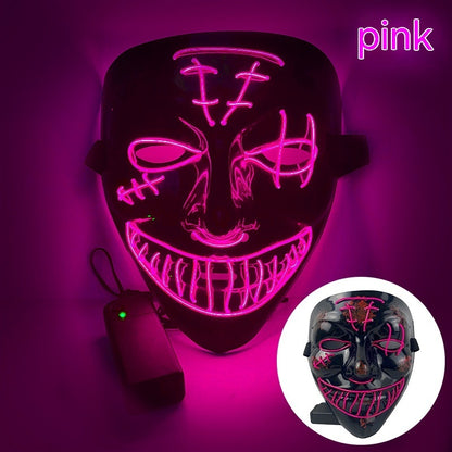 Cold Light Halloween Mask Led Luminous