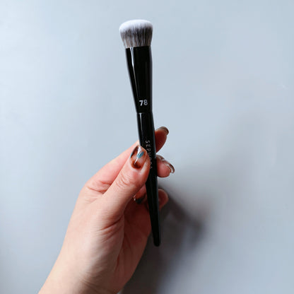 Lotus Series Foundation Eye Shadow Face Powder Repair Double-ended Makeup Brush