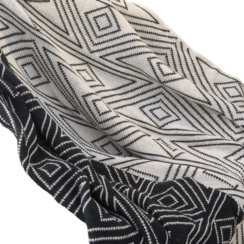 Office Air-conditioning Blanket Knit Casual Nap Sofa Cover