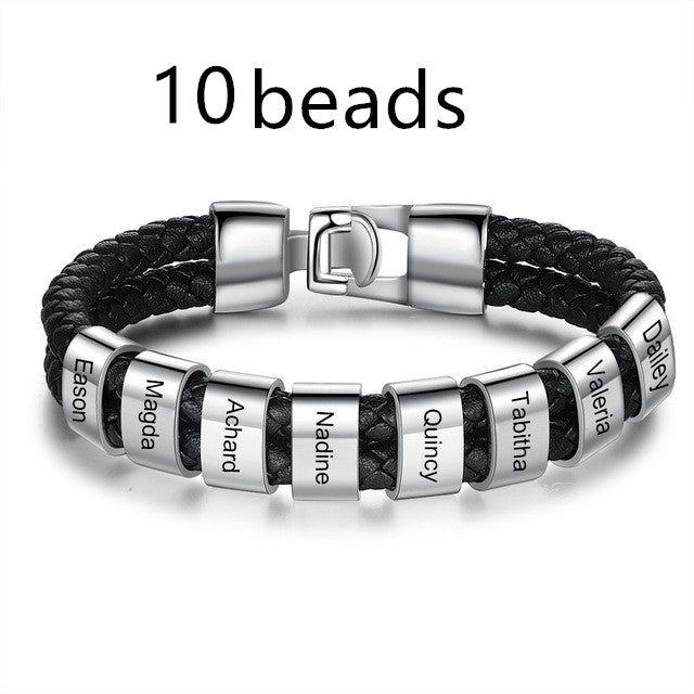 Leather Braided Men's Personality Couple Bracelet