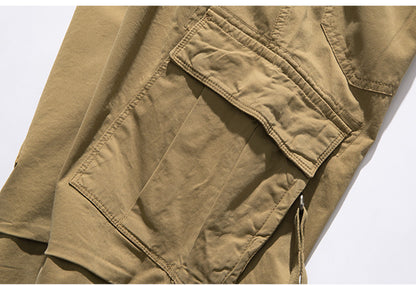 Plus Size Men's Casual Trousers With Loose Fit