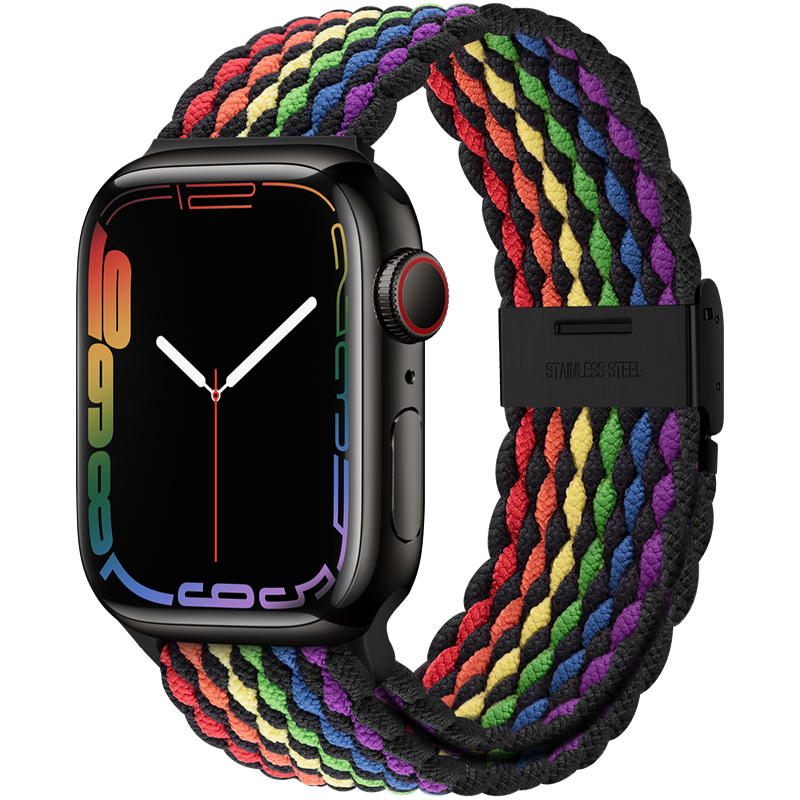 Creative Nylon Loop Elastic Woven Watch Strap