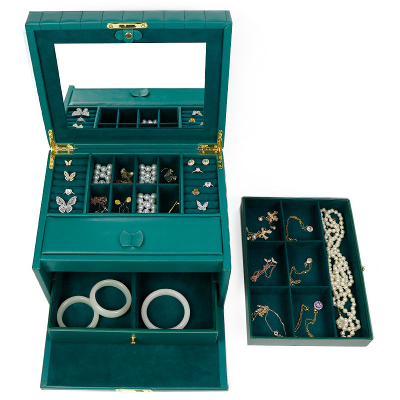 Necklace Hollow Buckle Jewelry Bracelet Lid Gift Box