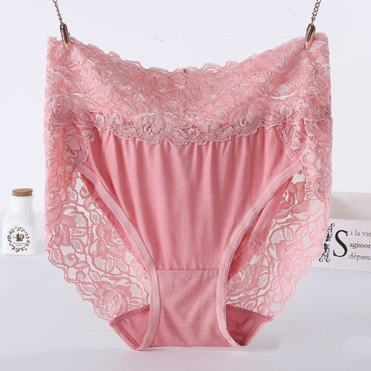 Plus Size Modal Lace Panties Women's