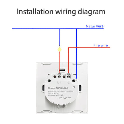 Electrodeless Dimming Timing Voice Remote Control