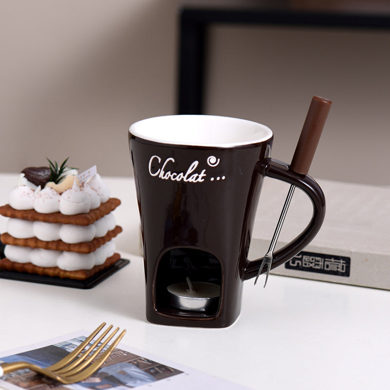 Ceramic Chocolate Cup Hot Pot Stove