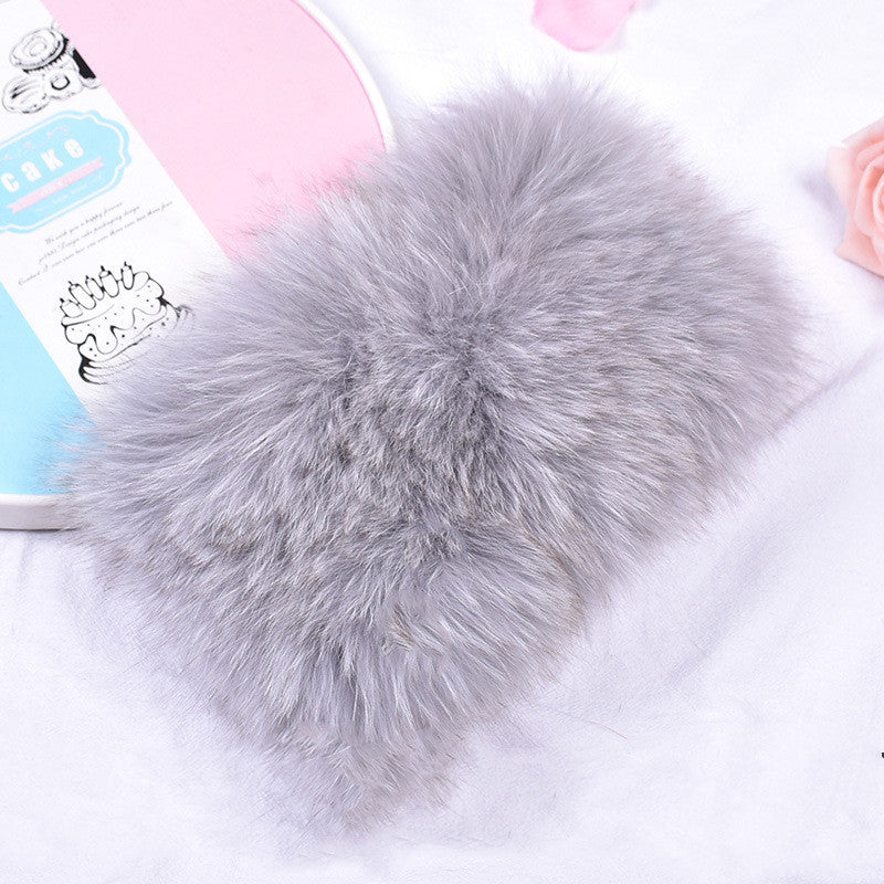 Fall Winter Stretch Wool Scarf With Headgear