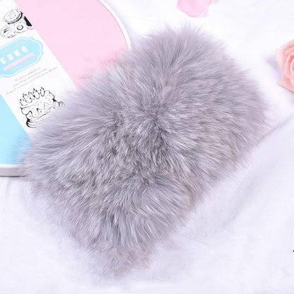 Fall Winter Stretch Wool Scarf With Headgear