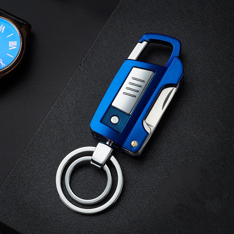 HT2101 Multi-function Key Chain Cigarette Lighter USB Charging Lighter