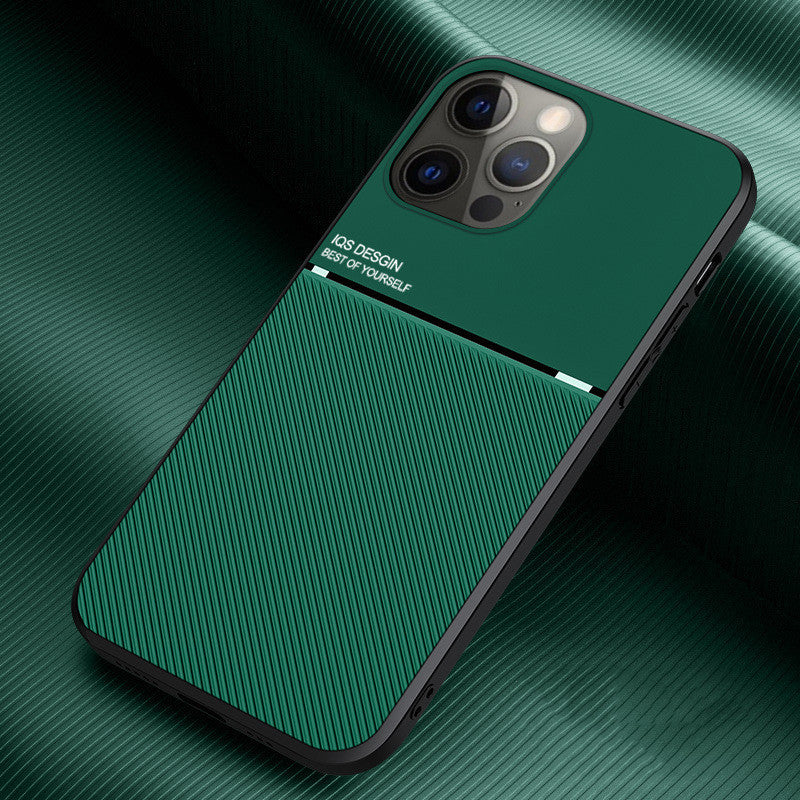 Built-in Magnetic Frosted Shockproof Phone Case