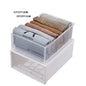 Drawer Type Plastic Transparent Wardrobe Storage Box Finishing