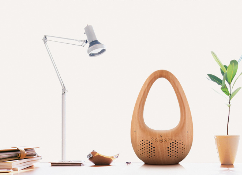 Wireless Phone Bluetooth Speaker Creative Gift White